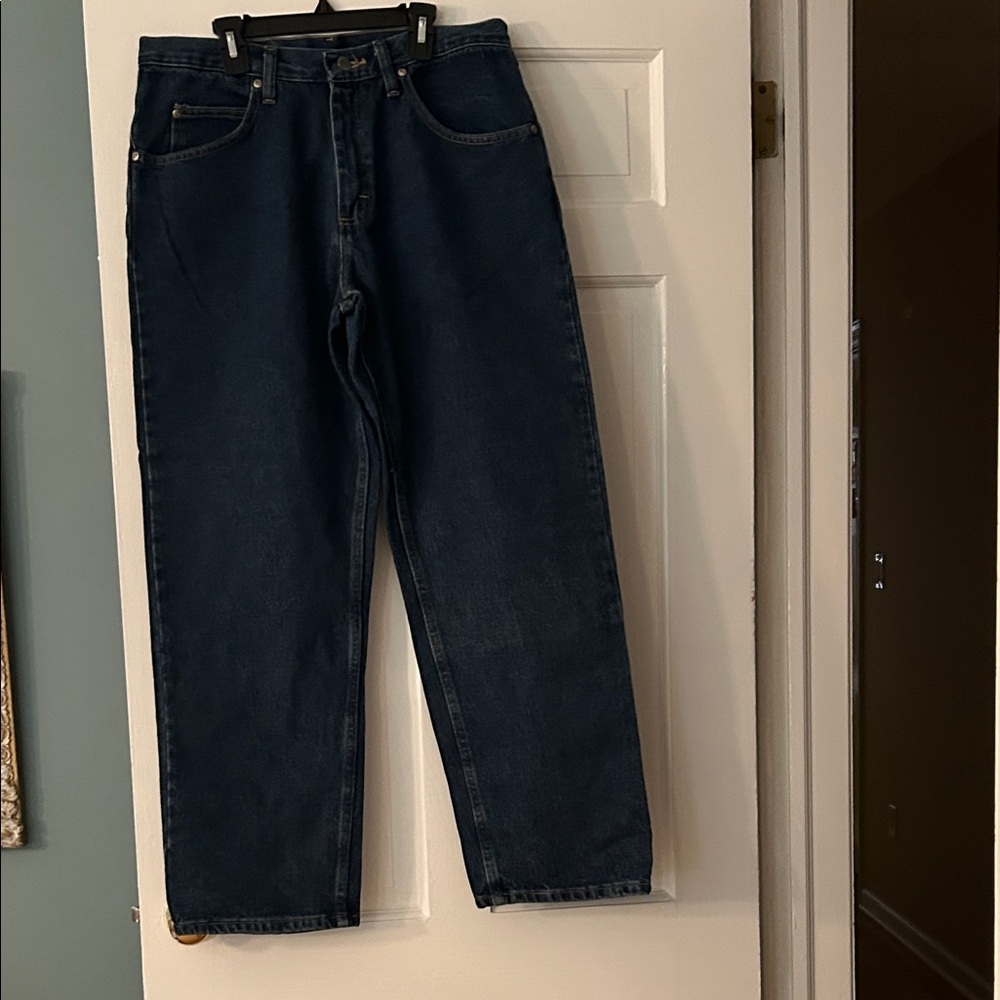 Wrangler Men's Dark Indigo Straight Jeans new with tags